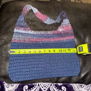 Multicolor Crochet Shoulder Bag